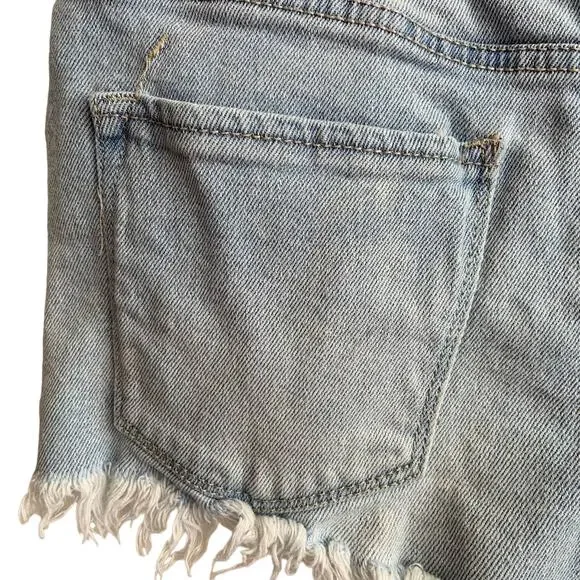 Mossimo Size 4/27 High Rise Embroidered Shorts - Picture 7 of 9